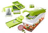 Овочерізка Nicer Dicer plus Зелений SC, код: 175815, фото 3