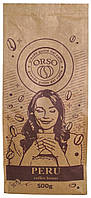 Кофе моносорт в зернах Orso Peru 100% Арабика 500 г PK, код: 7887718