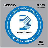 Струна D'Addario PL009 Plain Steel .009 TR, код: 6839056