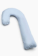Подушка для беременных обнимашка Coolki Хлопок с наволочкой Blue 120 см EM, код: 6748924
