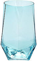 Набір скляних склянок 700 мл Блакитний кристал DP91275 BonaDi 4 шт GG, код: 8389991