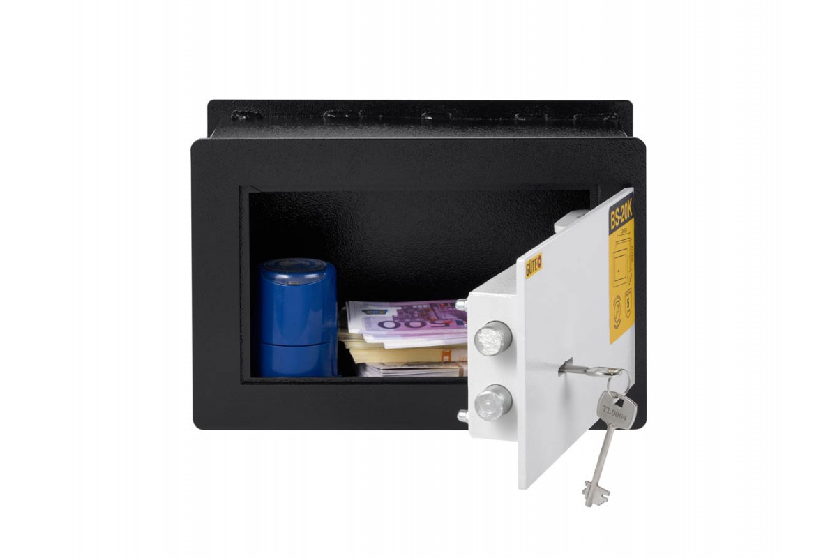 Вбудований сейф (31х21х16 см.), сейф для монтажа в стіну BS-20К, фото 1