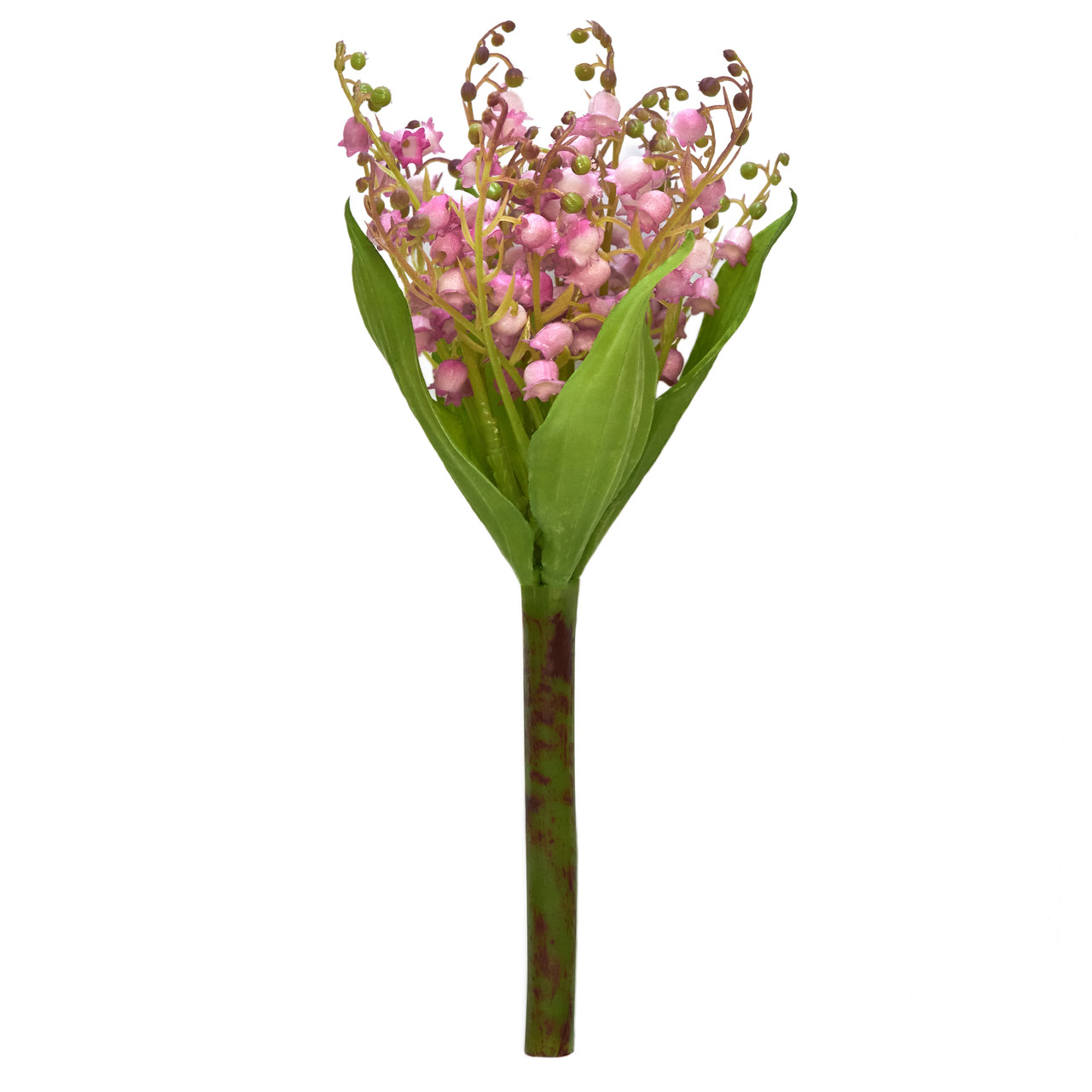 Штучний букет Конвалій, 28 см, 12 гілочок, полімерний матеріал, рожевий (632472), фото 1