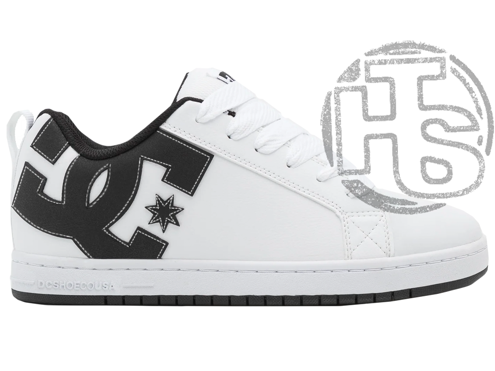 Чоловічі кросівки DC Shoes Court Graffik White Black ALL16307