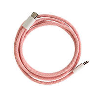 Кабель Apple color textile 60W Type-C to Type-C- pink TV, код: 8336195