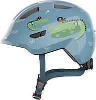Велосипедный детский шлем ABUS SMILEY 3.0 M 50-55 Blue Croco FG, код: 8108488