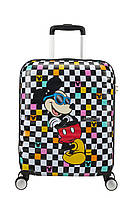 Чемодан 55 См American Tourister WAVEBREAKER DISNEY MICKEY CHECK 55х40х20 31C*29001 KP, код: 8290792