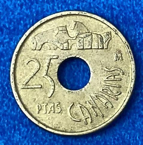 Монета Іспанії 25 песет 1994 р., фото 1