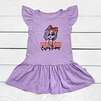 Платье Dexters enjoy today с коротким рукавом 122 см фиолетовый (13121362025) TN, код: 8329109