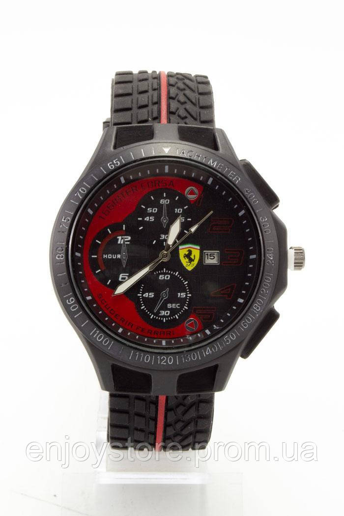 Чоловічий наручний годинник Ferrari Чорний (16463) EJ, код: 8153564