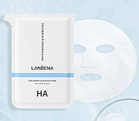Тканинна маска для обличчя з гіалуроновою кислотою Lanbena