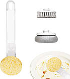 Багатофункціональна щітка для посуду з довгою ручкою E145, Щітка для чищення посуду і поверхонь, фото 3