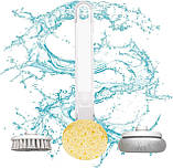 Багатофункціональна щітка для посуду з довгою ручкою E145, Щітка для чищення посуду і поверхонь, фото 5