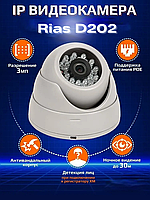 Камера Rias D202 видеонаблюдения с ночной съемкой | Аналоговое устройство для видеозаписи