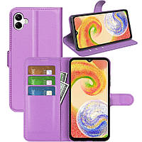 Чехол-книжка Litchie Wallet Samsung Galaxy A04 Violet TO, код: 8130917