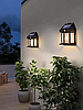 Лампа з датчиком руху 3 режими освітлення для саду, двору SOLAR WALL LAMP K-888, Вуличний ліхтар, фото 7