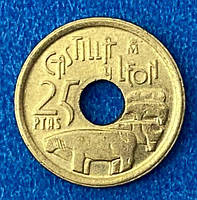 Монета Іспанії 25 песет 1995 р.