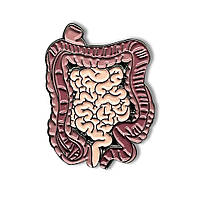 Значок BROCHE Кишечник коричневый BRGV112785 BK, код: 7574397