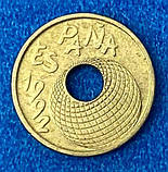 Монета Іспанії 25 песет 1992 р., фото 2