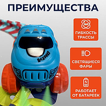 Автомобільна гоночна траса з машинкою Cheangeble Track 46 pcs , Іграшка для дітей, фото 3