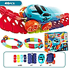 Автомобільна гоночна траса з машинкою Cheangeble Track 46 pcs , Іграшка для дітей, фото 7