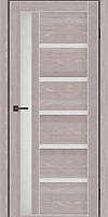 Дверное полотно MS Doors ORLEAN 90см дуб серый стекло сатин PZ, код: 7757631