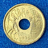 Монета Іспанії 25 песет 1996 р., фото 2