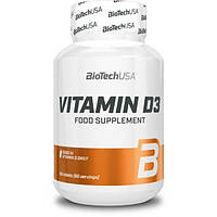 Витамин D для спорта BioTechUSA Vitamin D3 60 Tabs EV, код: 7520129
