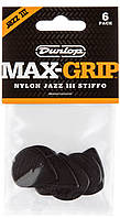Медиаторы Dunlop 471P3S Nylon Jazz III Stiffo Max Grip 3S Player's Pack (6 шт.) NB, код: 6555634