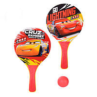 Детский настольный теннис Тачки Bambi LR1008 мячик и 2 ракетки PK, код: 8030726