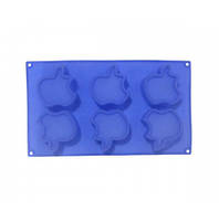 Силіконова форма для десертів Яблуко 29,5х17х3 см SNS Silicone Н-8015 FS, код: 8413443