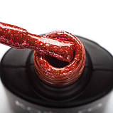 Гель-лак Liquid Glam Gel LGG013 (червоний) Komilfo, 8 мл, фото 3