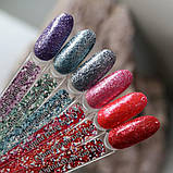 Гель-лак Liquid Glam Gel LGG013 (червоний) Komilfo, 8 мл, фото 4