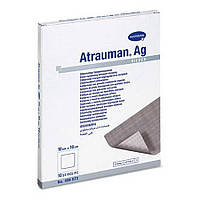 Атравматическая повязка с серебром Paul Hartmann Atrauman Ag 10х10см 1шт PI, код: 7575244