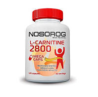 Жироспалювач для спорту Nosorog Nutrition L-Carnitine 120 Caps DH, код: 7808588