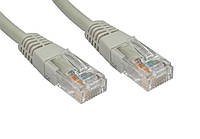 Патч-корд неекранований Value RJ45 UTP5e 2.0m patch AWG26 D4.5mm Gold сірий (78.01.4357) PS, код: 7455361