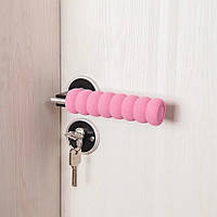 Противоударный чехол на дверную ручку Byfa BY-872 Розовый TP, код: 6631553