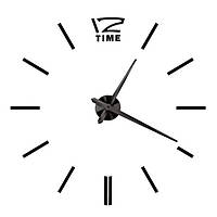 Настенные 3D часы RIAS xz127 10-30 см Black (3_01200) XN, код: 7847069