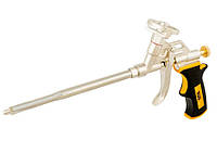 Пистолет для монтажной пены металлический баллоноприемник MASTERTOOL 180 мм (81-8672) SX, код: 8202330