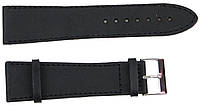 Ремешок для часов кожаный Mykhail Ikhtyar ширина 24 мм Черный (S24-546S black) UT, код: 8151387