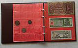 Альбом для монет і банкнот Elit збірної червоні листи Бордо (hub_qx1vmg) SC, код: 1887659, фото 2