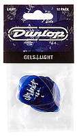 Медиаторы Dunlop 486PLT Gels Blue Light Player's Pack (12 шт.) ET, код: 6838995
