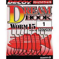 Крючок Decoy Worm 15 Dream Hook 01 9 шт уп (1013-1562.00.13) TT, код: 8075960