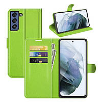 Чехол-книжка Litchie Wallet Samsung Galaxy S22 Light Green TO, код: 8248757