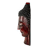 Маска Ручна Робота Непальська Будда 48,5x26,5x13.5 см Червоний (25278) KB, код: 2455492, фото 2