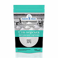 Соль морская пищевая Salute di Mare средняя 750 г VK, код: 8075908