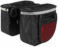 Велосипедная сумка на багажник велоштаны Retoo 33х35х26 см Черный (5904094223596) DH, код: 7790901