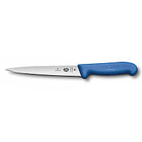 Кухонний ніж Victorinox Fibrox Filleting Flex для філе 18 см Синій (5.3702.18) SX, код: 1709099