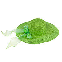 Шляпа Летняя Женская Ассиметрия Зелёный (13570) LW, код: 6823647