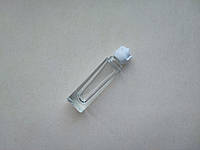 15 мл Квадрат флакончик стеклянный прозрачный с крышкой белой роза, бутылка, атомайзер, флакон, емкость